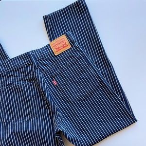 ✨Levi’s | Wedgie Straight Striped Denim Jeans